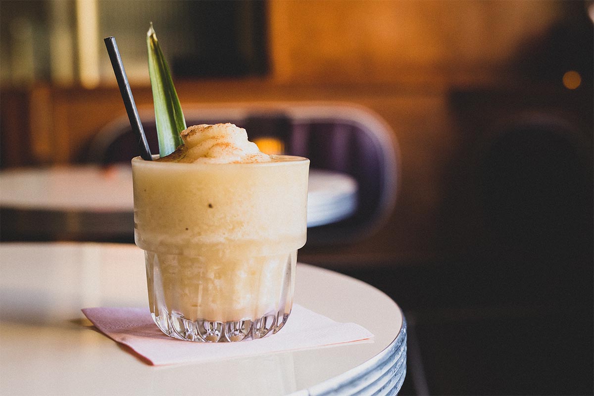 The banana bread daiquiri at Dingaling, a new NYC bar