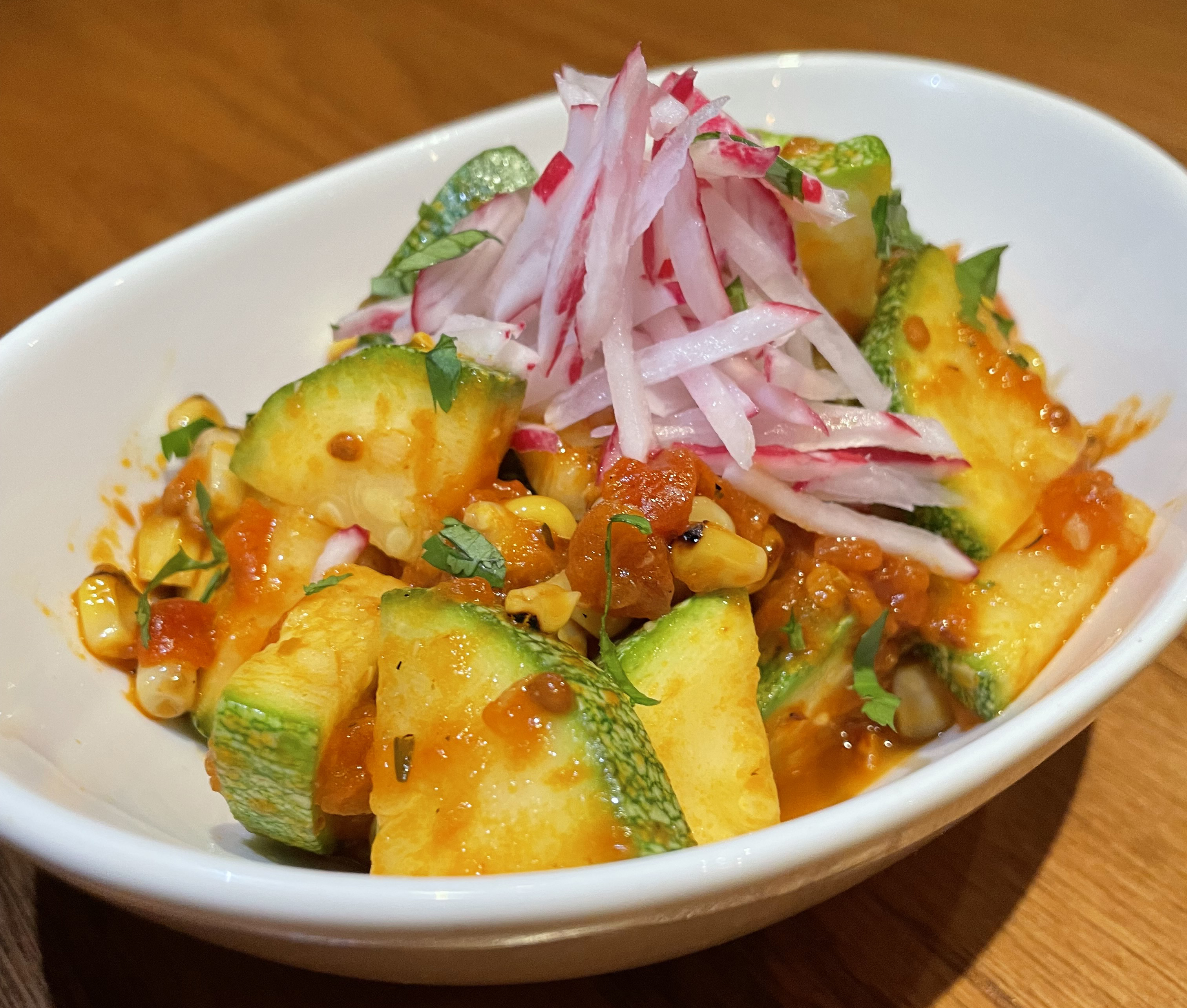 Mercadito's calabacitas Mexicanas