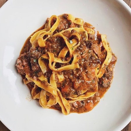 This classic tagliatelle Bolognese is a staple at new San Francisco restaurant Penny Roma.