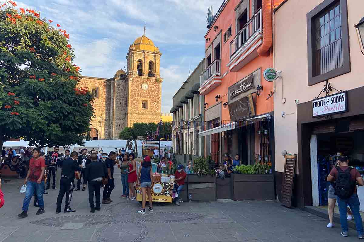 The center of Tequila, Jalisco