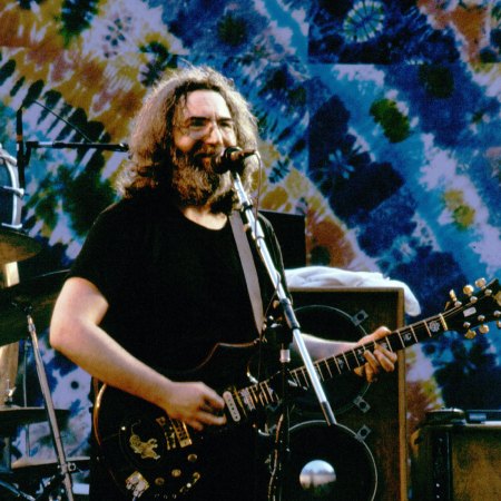 Jerry Garcia with the Grateful Dead perform at the Greek Theater in Berkeley, California on July 15, 1984. One fan recently spent many years trying to figure out Jerry Garcia's back-up singers from the early 80s.