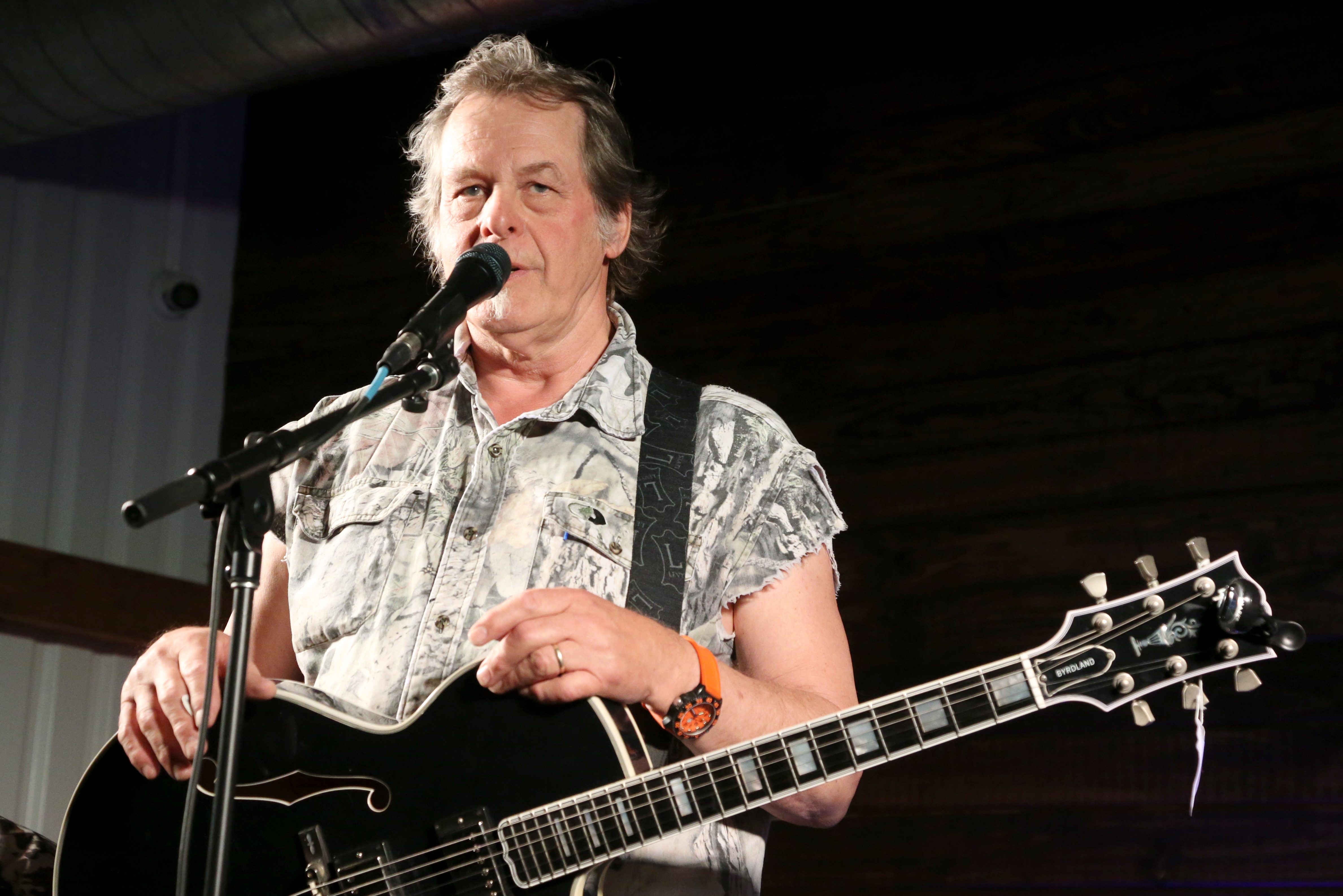 Ted Nugent performs at Tucker Hall on March 26, 2021 in Waco, Texas.