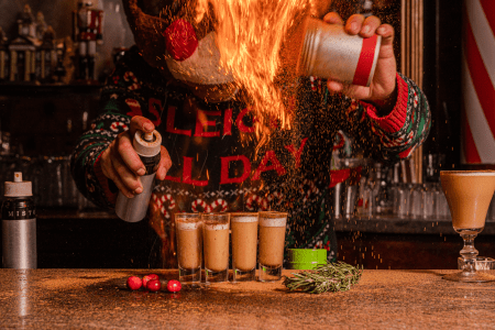 Krampus Shots at Deck the Halls