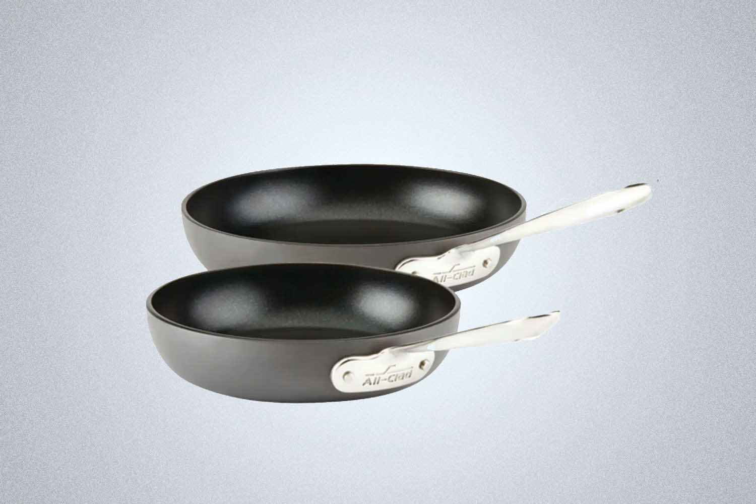 All-Clad 8-Inch & 10-Inch Hard Anodized Aluminum Nonstick Fry Pan Set