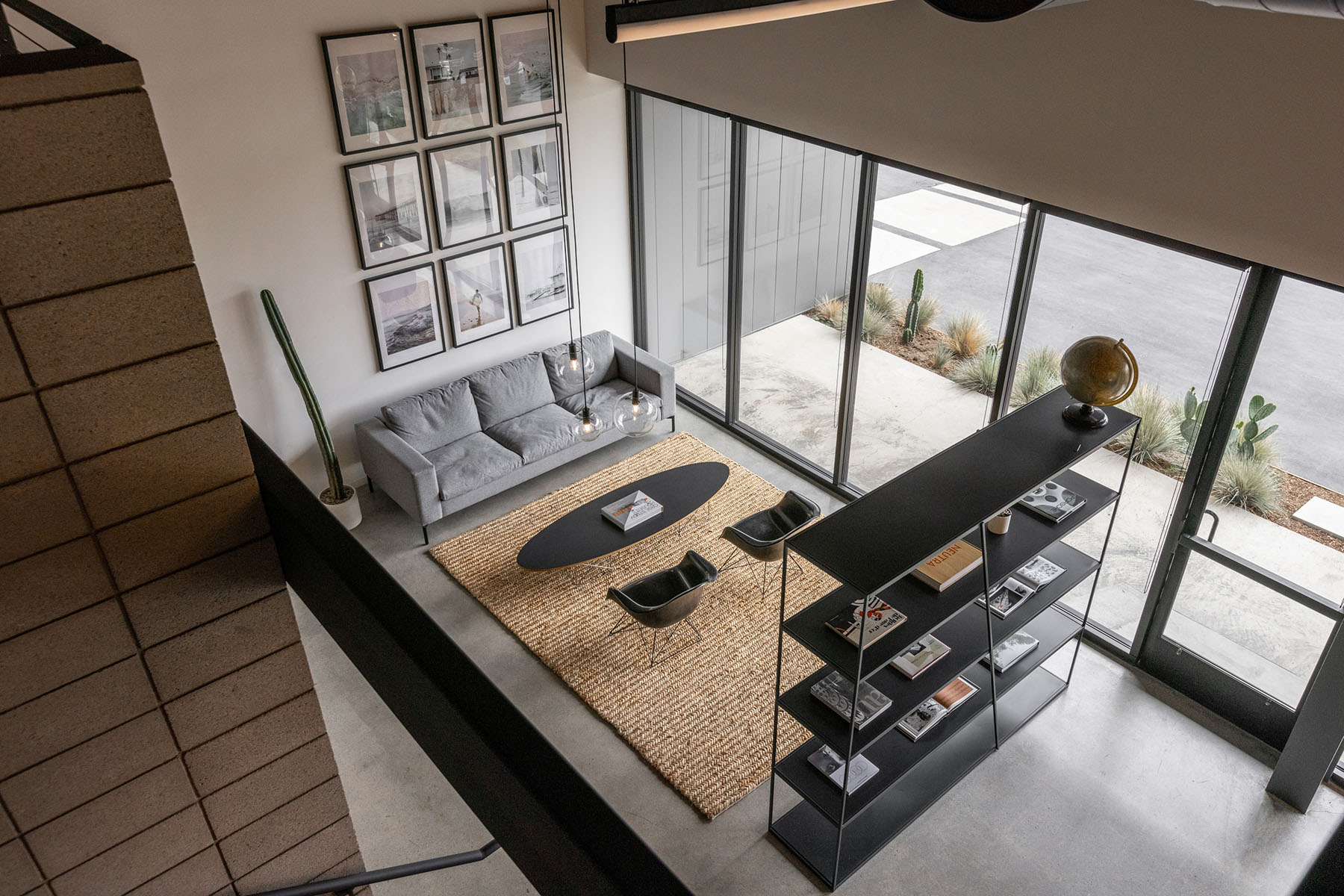 The interior of the Audi Design Loft in Malibu