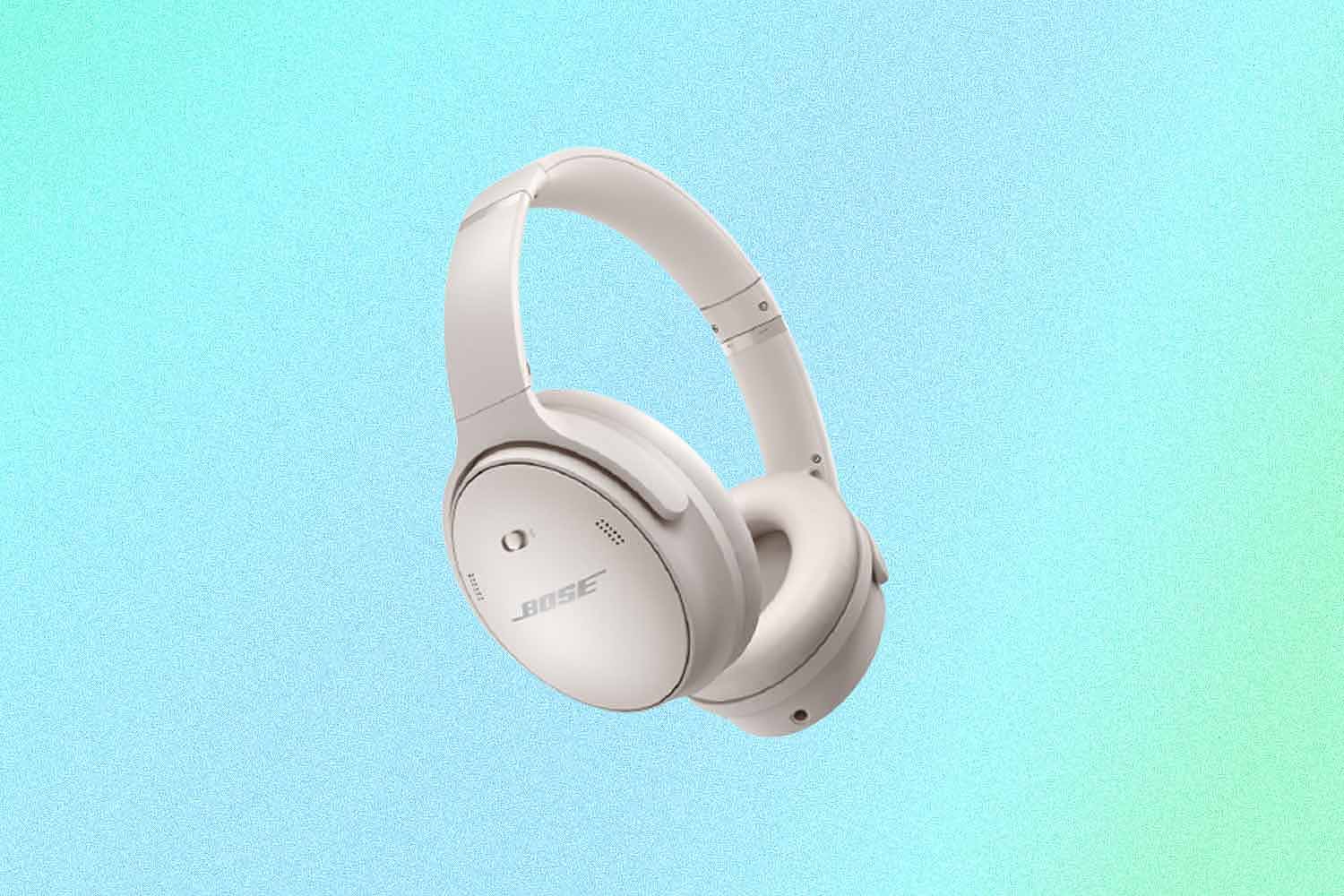 Bose QuietComfort 45 headphones in white. An array of Bose gear is up to 30% off before Christmas.