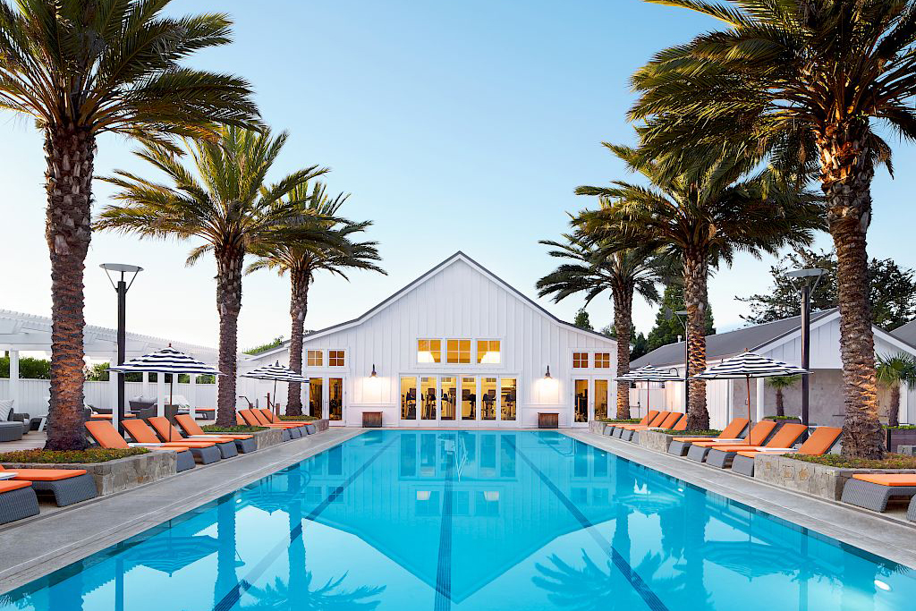 The pool at Carneros Resort and Spa