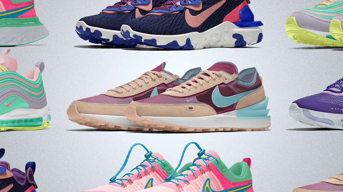 A selection of Nike "By You" designs