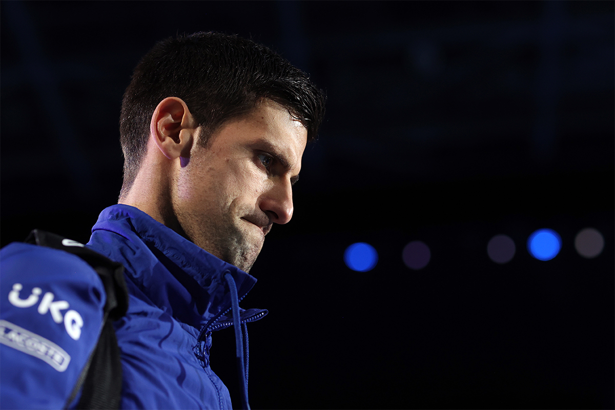 Novak Djokovic's visa to enter Australia was rejected.