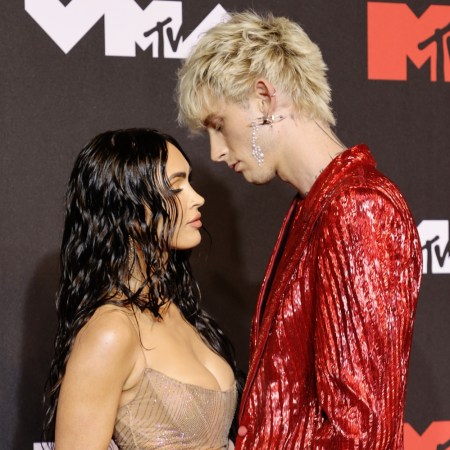 Megan Fox and Machine Gun Kelly attend the 2021 MTV Video Music Awards at Barclays Center on September 12, 2021 in the Brooklyn borough of New York City.