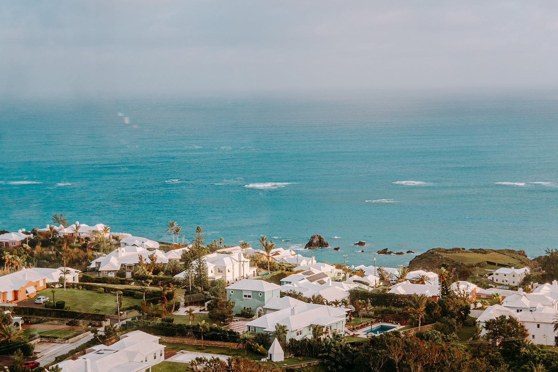 Gibb's Hill Lighthouse in Cross Bay, Bermuda