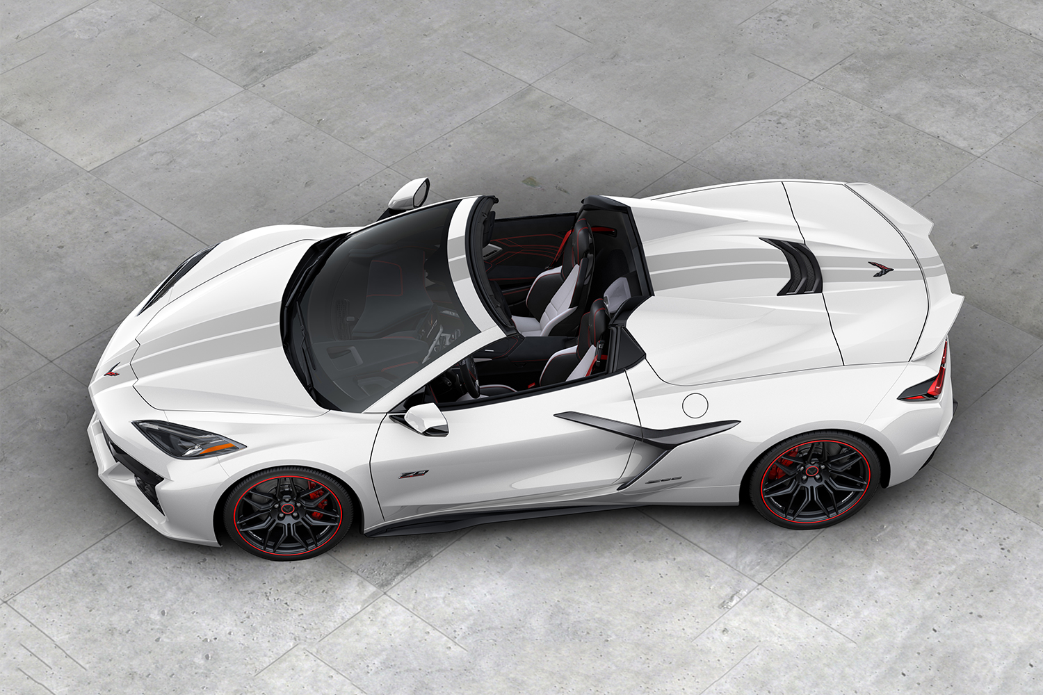 2023 Chevrolet Corvette Z06 70th Anniversary Edition in White Pearl Metallic Tri-coat