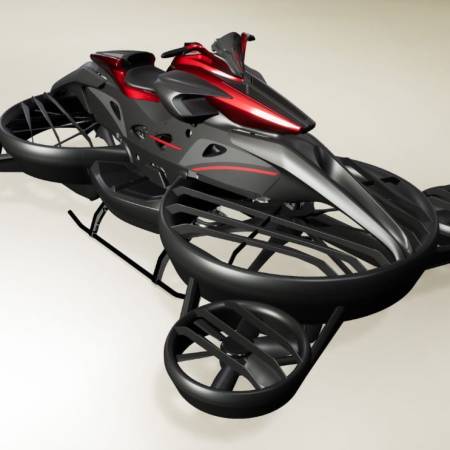 XTurismo Limited Edition, a new hoverbike from Japanese startup A.L.I. Technologies