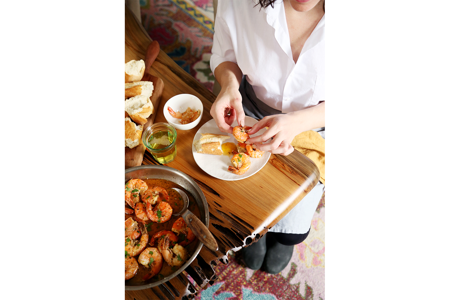 New-Orleans Style BBQ Shrimp Recipe perfect for Mardi Gras