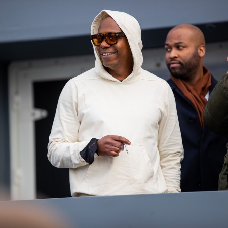 Dave Chappelle at Paris Fashion Week in France in January 2022. In February, the comedian helped kill an affordable housing plan in his hometown of Yellow Springs, Ohio.