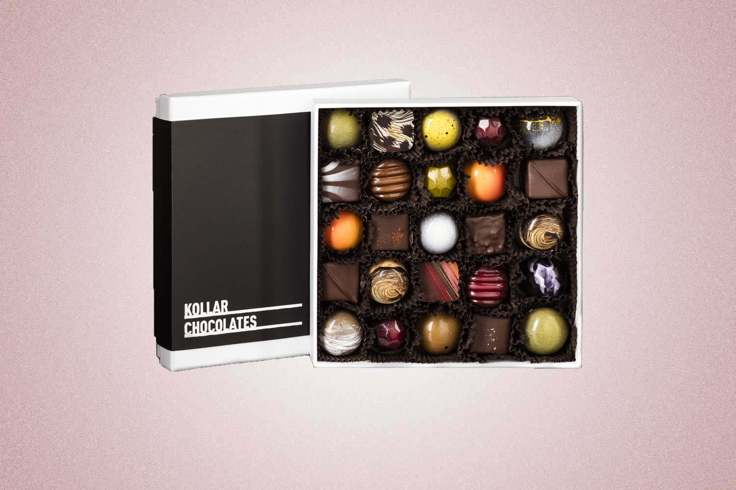 The Kollar Chocolates 25-Piece Assortment is a decadent, beautiful chocolate set that's perfect for Valentine's Day in 2022