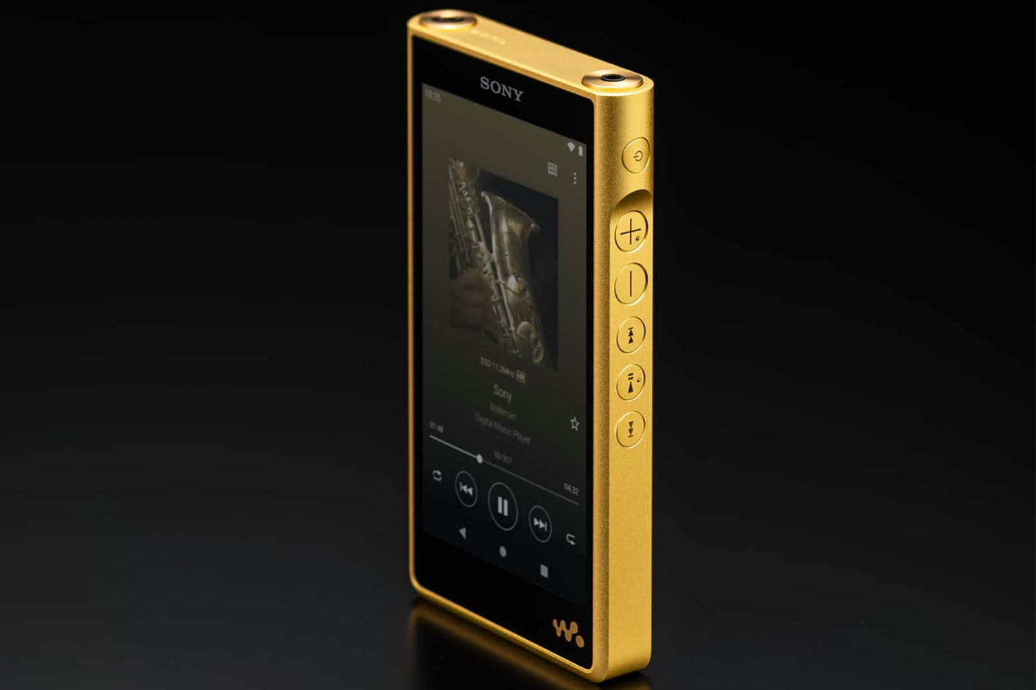 a gold plated Sony walkman