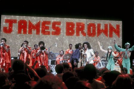 "Godfather of Soul" James Brown performs on the TV show "Midnight Special" in 1974 in Los Angeles, California. A new four-part documentary TV series about James Brown is being produced by Mick Jagger, Questlove and Black Thought.