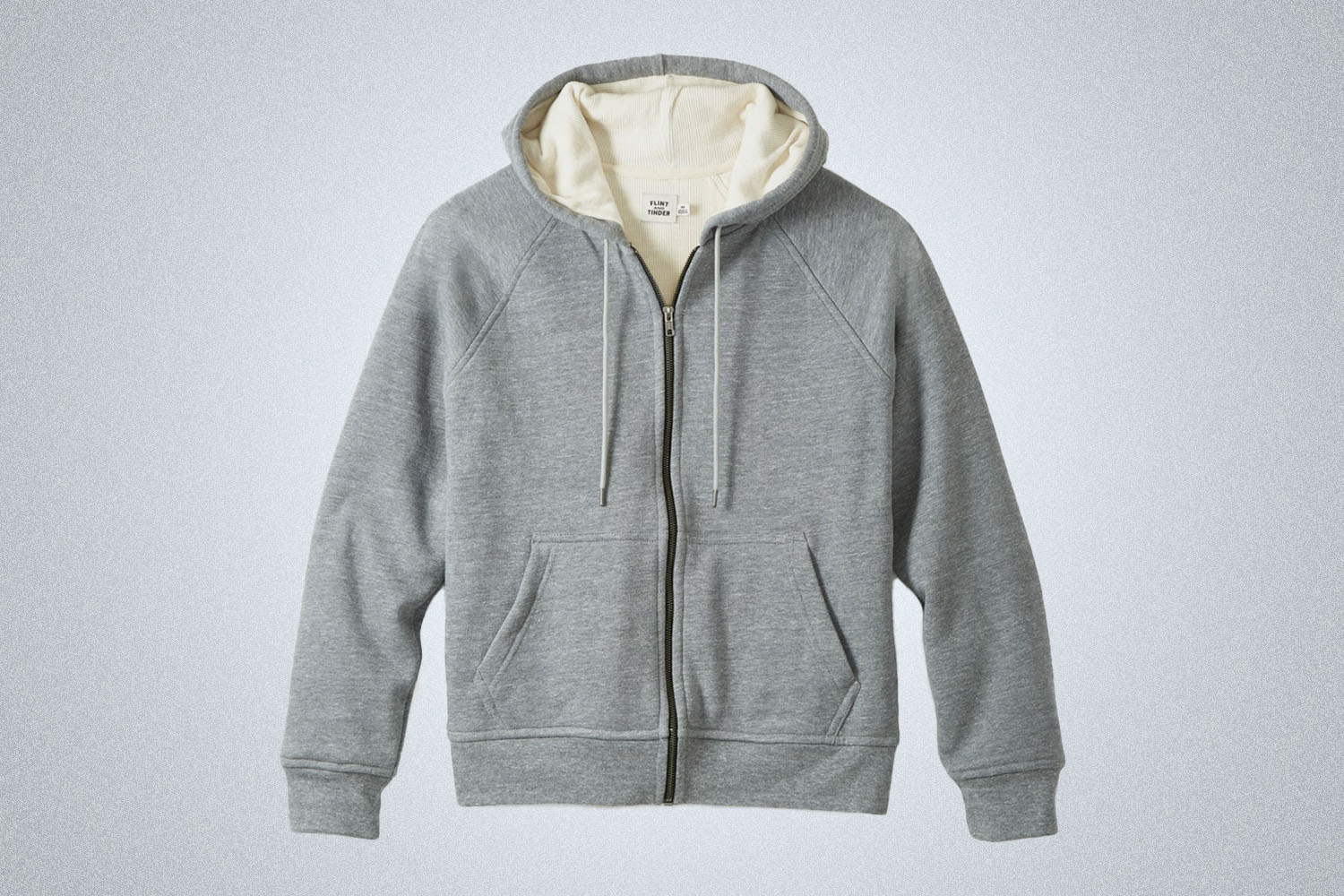 a grey hoodie on a grey background