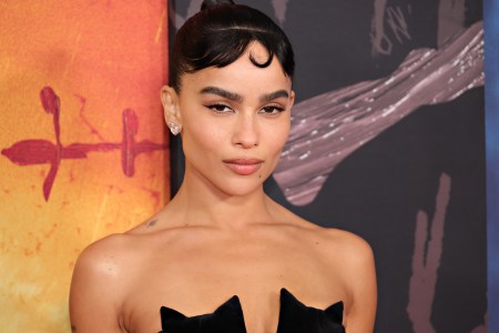 Zoë Kravitz attends "The Batman" World Premiere on March 01, 2022 in New York City.