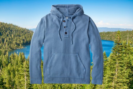 Throw on the Outerknown Blanket Hoodie when adventure calls