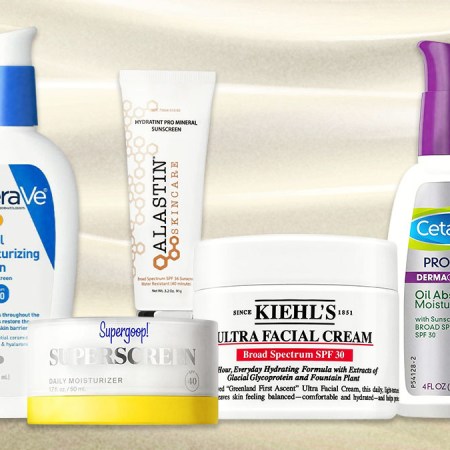 A sampling of the best moisturizers with SPF for men