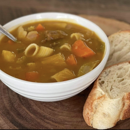 Chef Chris Viaud's Soup Joumou, a Haitian tradition