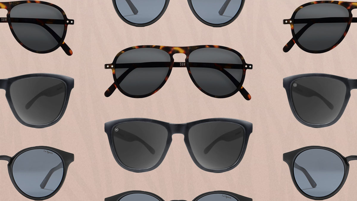 A collage of sunglasses