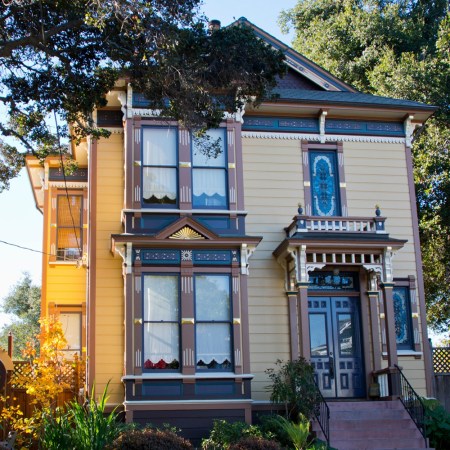 Painted Victorian house