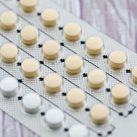 A package of birth control pills. In March 2022, it was announced that a new, non-hormonal male birth control pill is in the works.