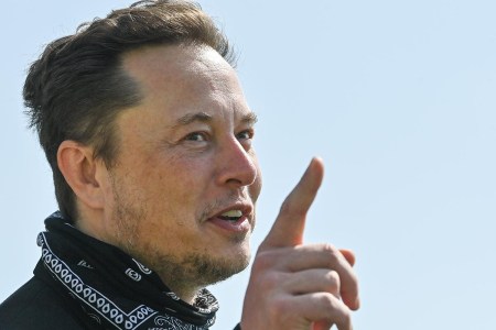 Tesla CEO Elon Musk talks during a tour of the plant of the future foundry of the Tesla Gigafactory on August 13, 2021 in Grünheide near Berlin, Germany. Musk has recently been using Twitter to complain about the social media platform.