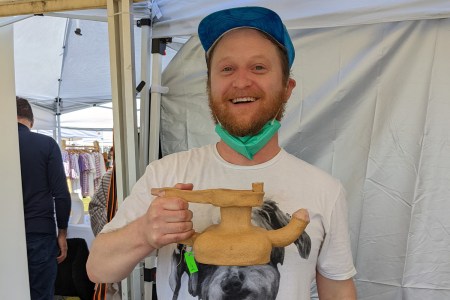 Luke Allen and his "Average Watering Can"