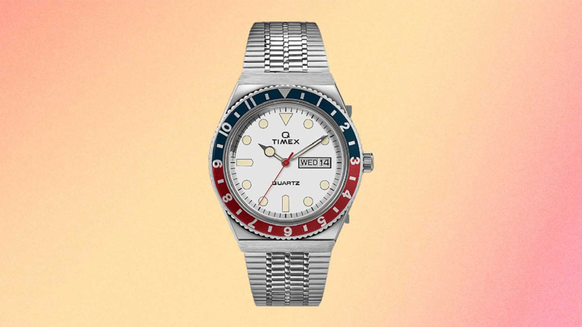 Q Timex Reissue 38mm Stainless Steel Bracelet Watch