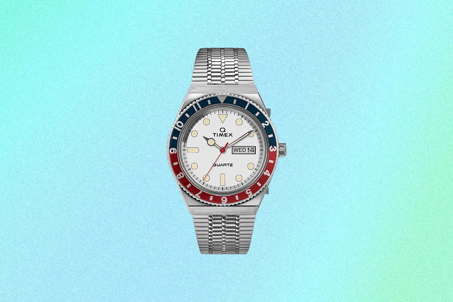 Q Timex Reissue 38mm Stainless Steel Bracelet Watch