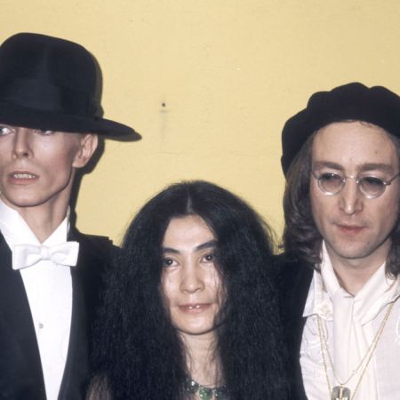 David Bowie, Yoko Ono and John Lennon