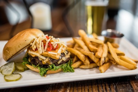 Horseradish Cheddar Burger