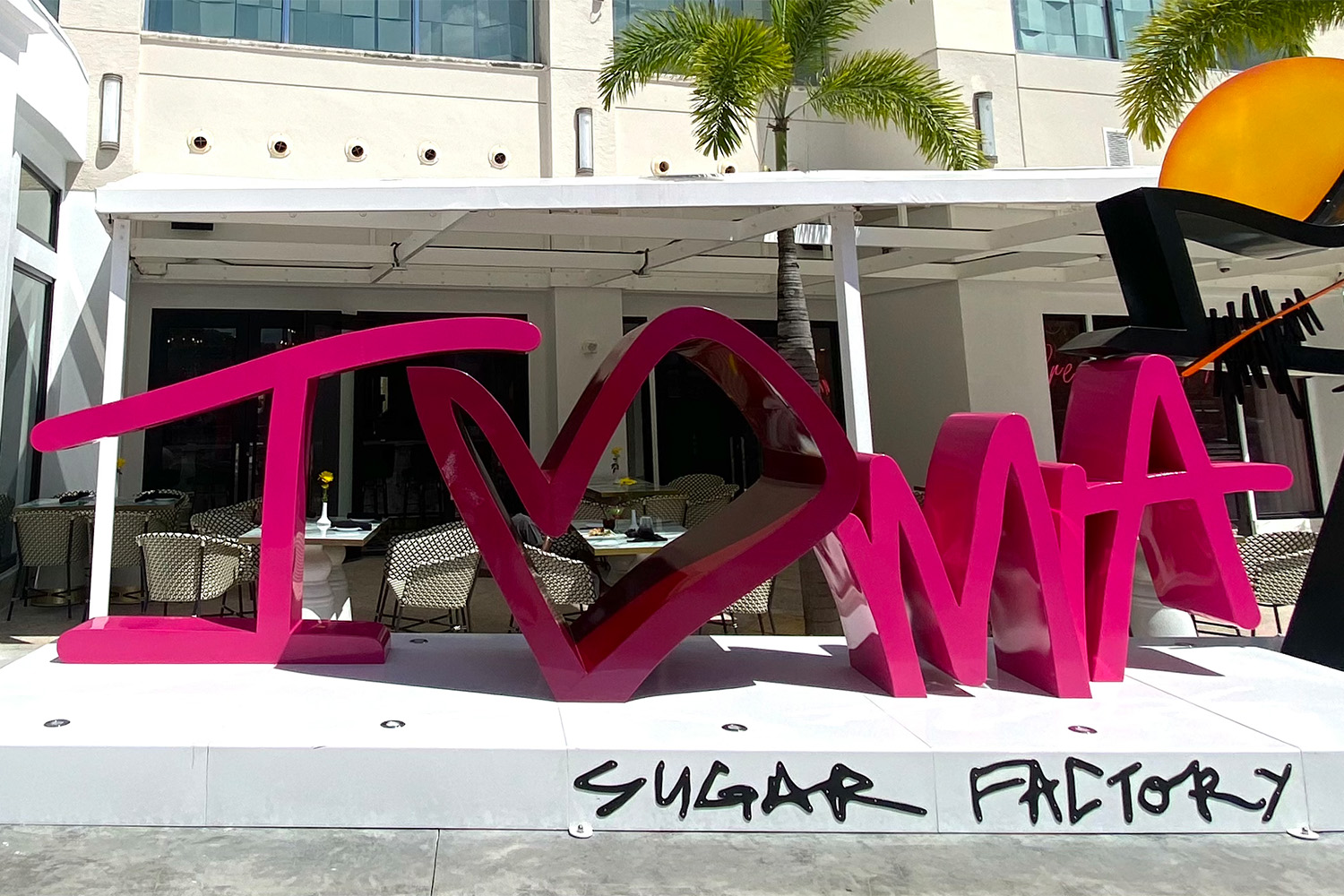 Art outside Sugar Factory