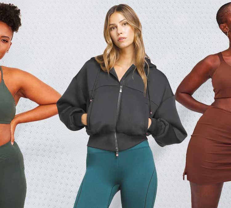 A sampling of the best women's activewear brands, including Wolven, Wilson and Girlfriend Collective.