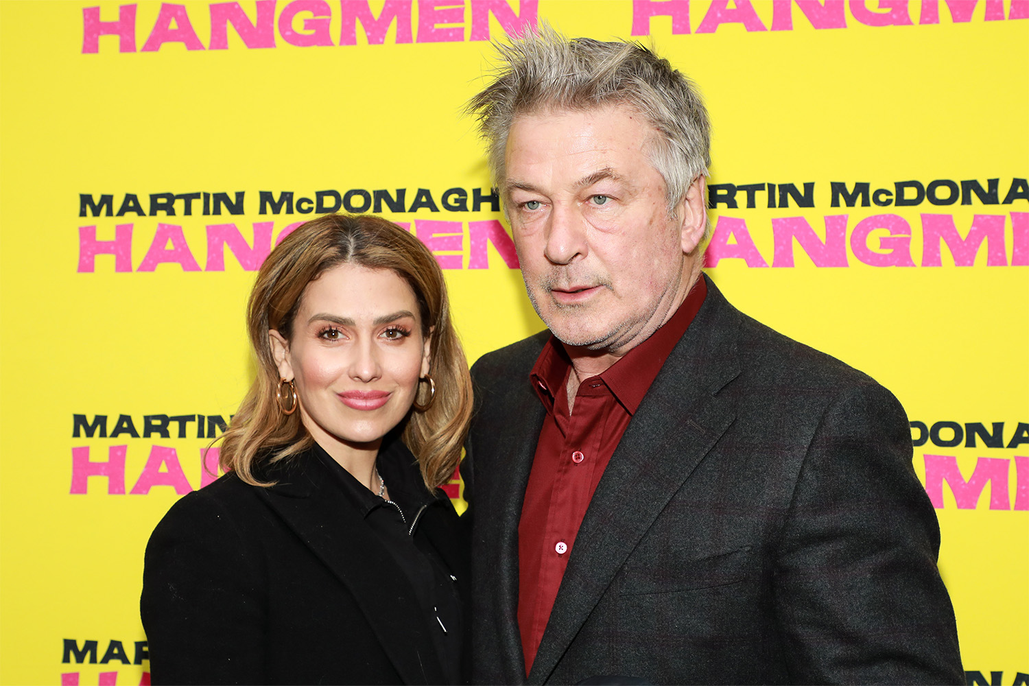 Hilaria Baldwin and Alec Baldwin attend the opening night of "Hangmen" on Broadway at Golden Theatre on April 21, 2022 in New York City.