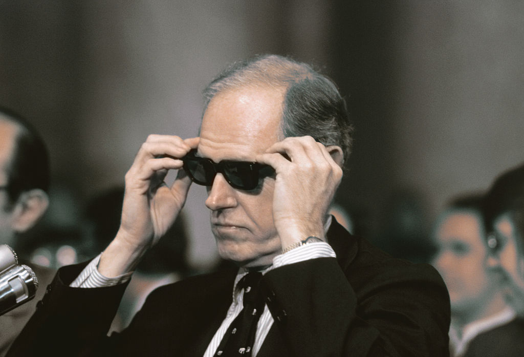 Howard Hunt Wearing Sunglasses