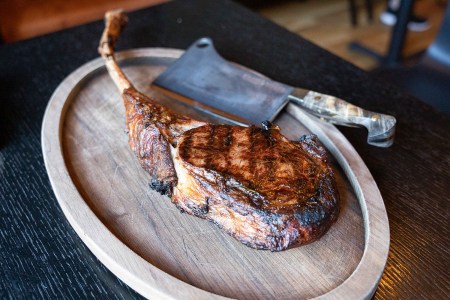 The tomahawk steak from El Che chef John Manion. We got the recipe.