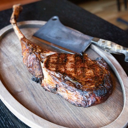 The tomahawk steak from El Che chef John Manion. We got the recipe.