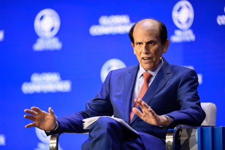 Michael Milken, Chairman, Milken Institute, speaks during the Milken Institute Global Conference on May 4, 2022 in Beverly Hills, California.