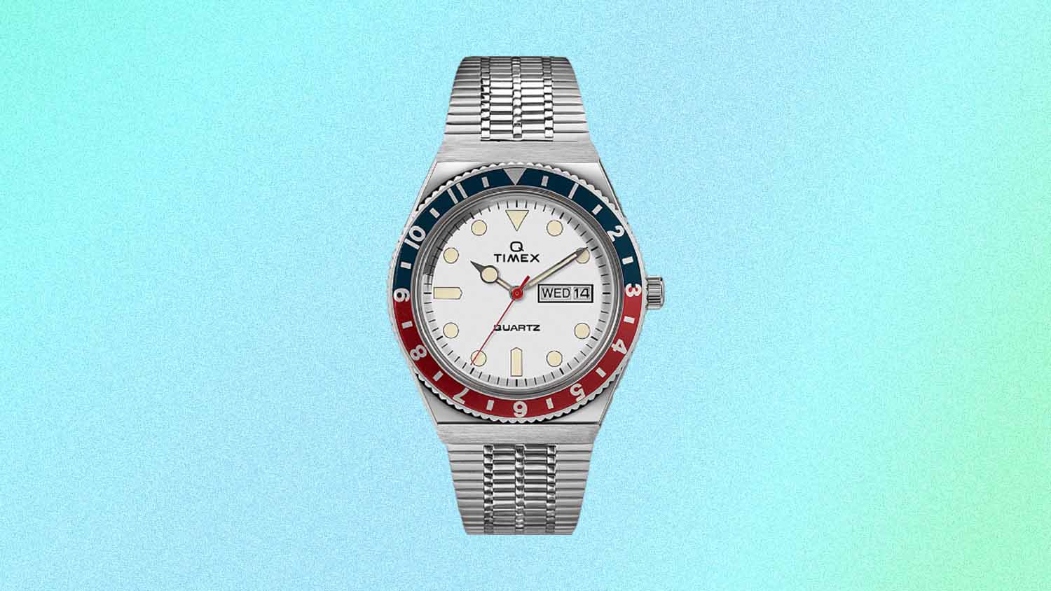 Q Timex Reissue 38mm Stainless Steel Bracelet Watch