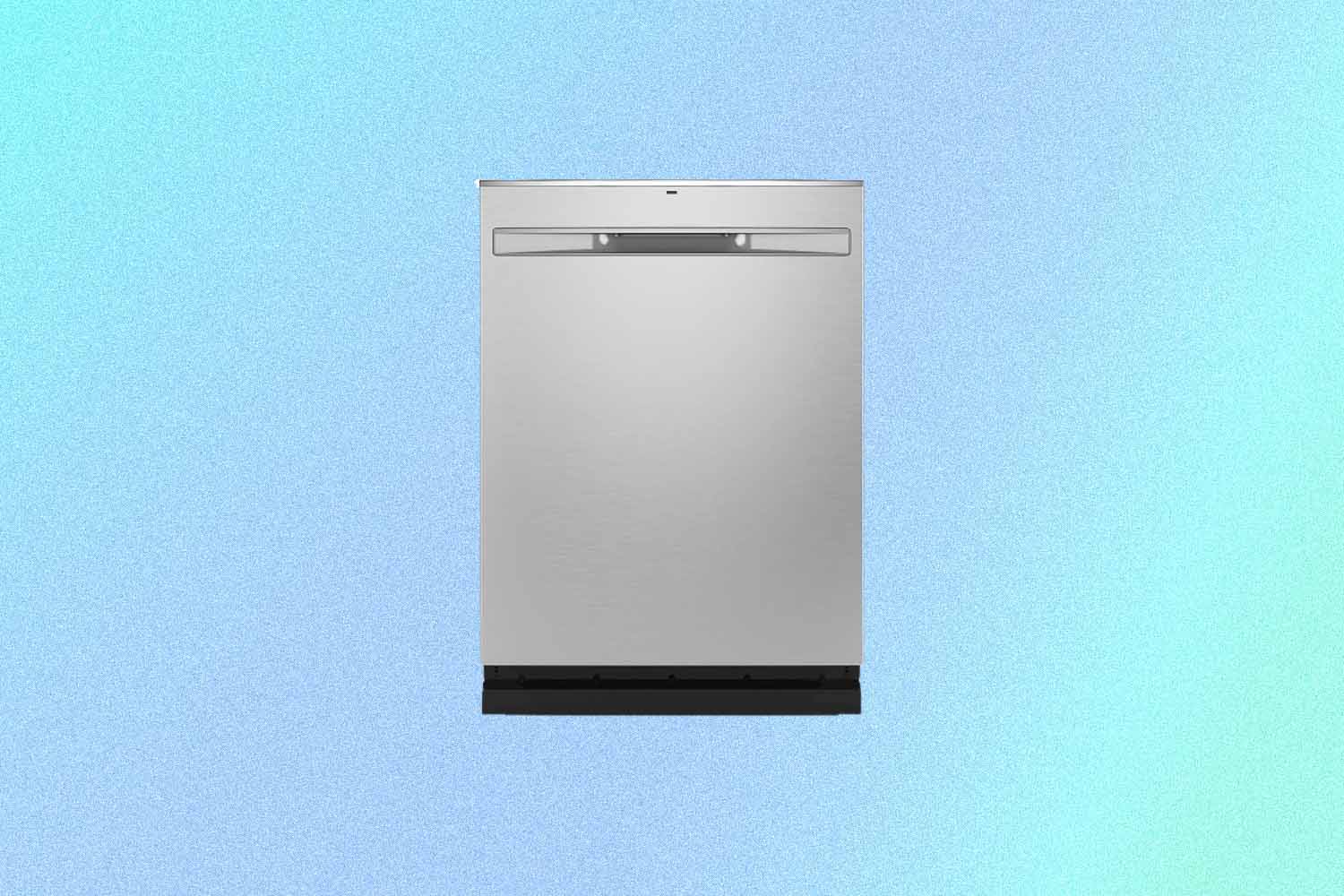 GE - Stainless Steel Interior Fingerprint Resistant Dishwasher with Hidden Controls