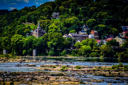 Potomac River with view of the Harpers Ferry National Historical Park