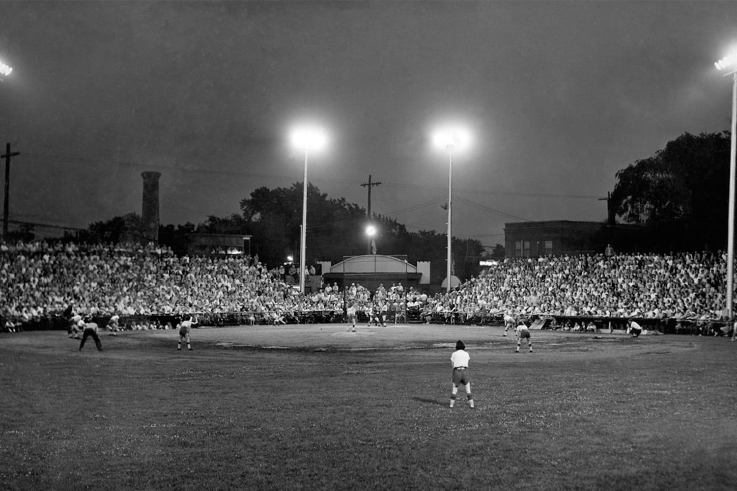 The NGBL’s Bloomer Girls play at Parichy Stadium in Forest Park.