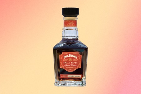 A bottle of Jack Daniel’s Small Batch Special Release Coy Hill High Proof, a whiskey out on July 1, 2022