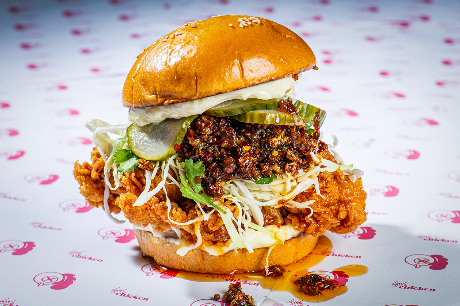 A fried chicken sandwich from Little Chicken, Washington, DC's hottest new restaurant, and one of our favorites for summer 2022