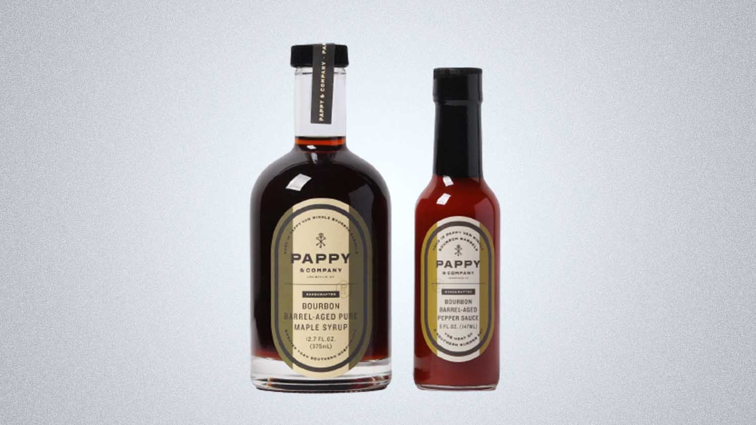 Pappy & Company syrup and hot sauce, now on sale